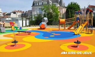 Image de l'aire de jeux à Enghien-les-Bains, avenue de Ceinture