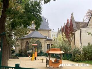 Image de l'aire de jeux à Paris 5, rue de la Parcheminerie, square André Lefèvre